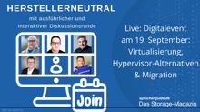 Live am 19.Sept: Virtualisierung & Hypervisor-Alternativen